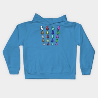 Jet Set Willy 8 Bit Art Kids Hoodie